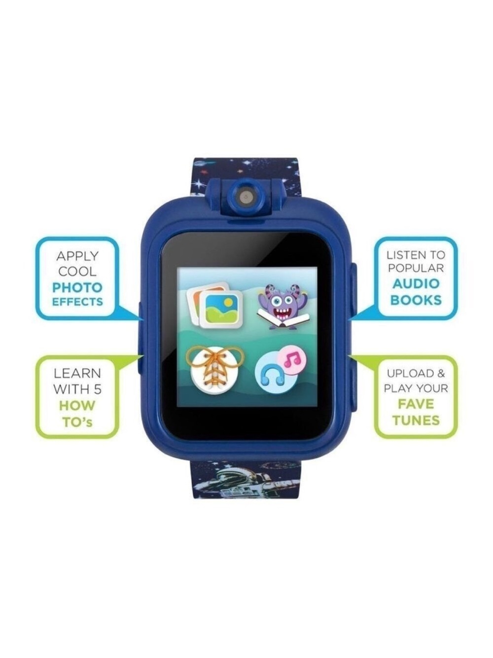iTouch PlayZoom Smartwatch Blue Kids Case